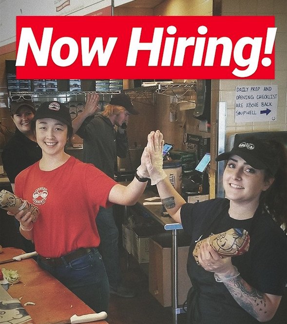 FM Erbert&Gerberts on Twitter "NOW HIRING DELIVERY DRIVERS! For Fargo