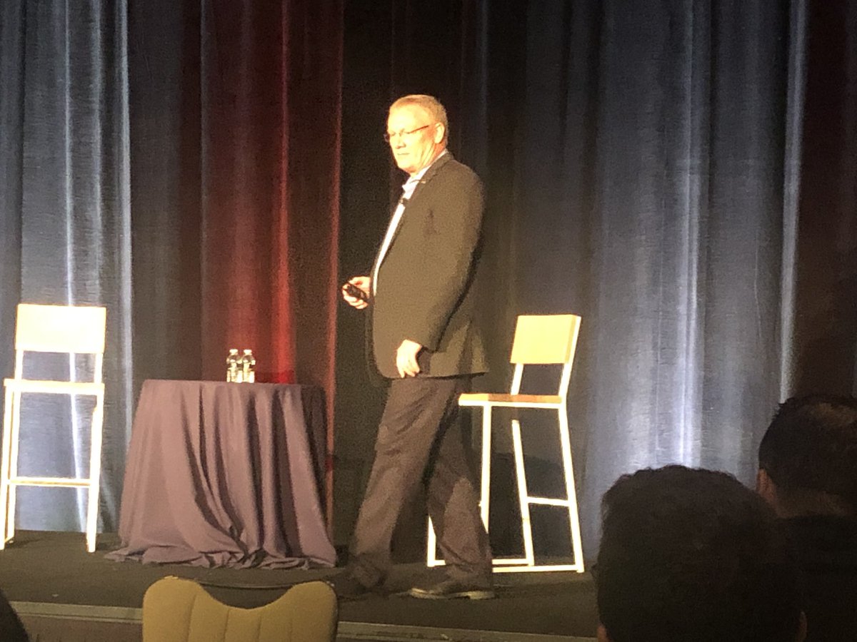 MarcosNehme's tweet photo. @RSAsecurity VP Global Pre-Sales Team Jim Townsend @Jtownsennh on stage wrapping up #RSATechFest keynote session sharing thoughts about “Who are we” : super heroes with Credibility to create a secure digital world. @RSATechFest @RSAPartners #RSAProud https://t.co/vB6p0CNjet