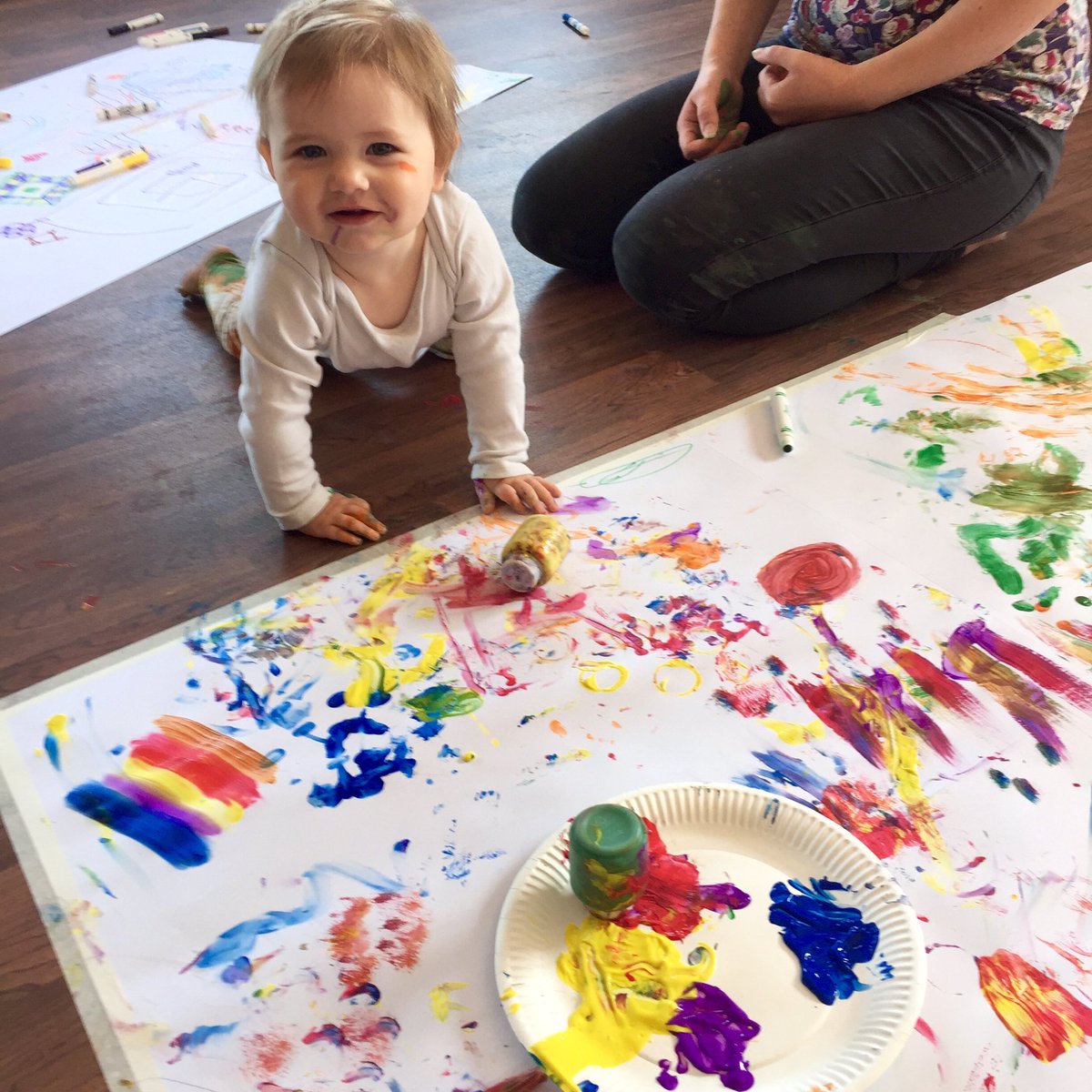 ccsacre's tweet image. Cuteness alerts! Who said they’re too young to learn art and #BSL?! Never! Next #MiniMessSPH session at @sunpierhouse on 3.OCT, 10.30-11.30am - minimess.eventbrite.co.uk #MiniCreatives