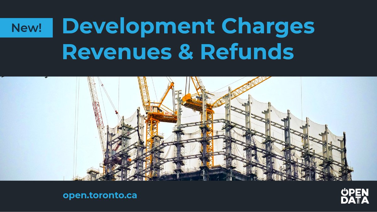 Open_TO's tweet photo. See the revenue collected of development charges which partially pays for projects like transit, sewers and recreation centers https://t.co/DPlpBUFjMW #newdataalert #budget #fiscalresponsibility #residential #landdevelopement https://t.co/fZed1B0VNR