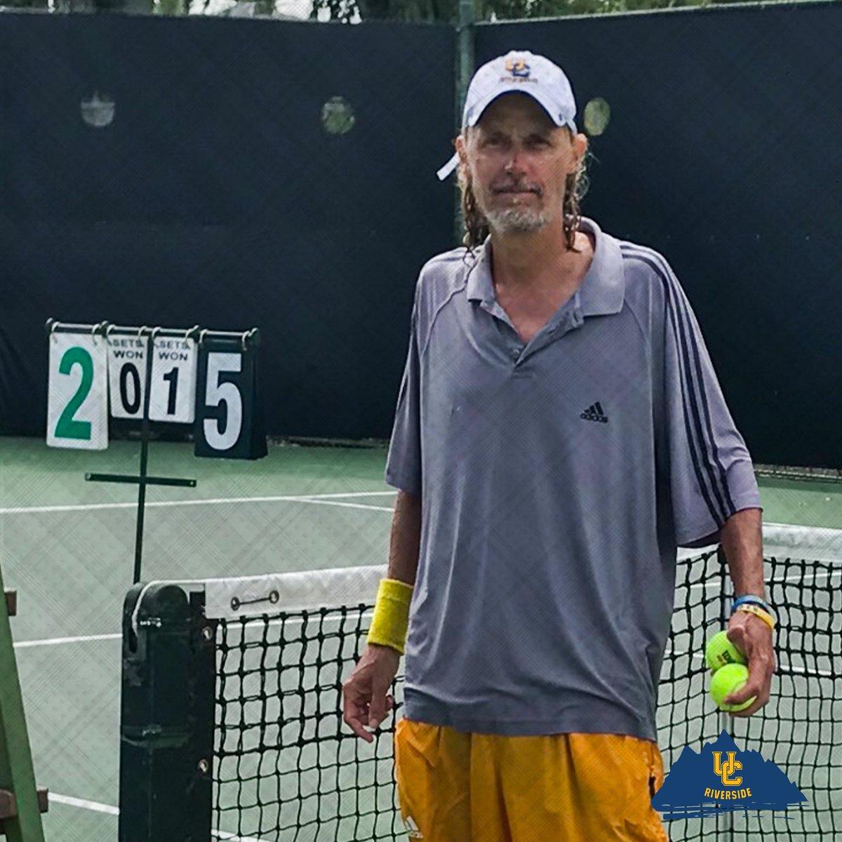 UCR_Athletics's tweet photo. Congratulations to Men’s Tennis Coach Johansson on winning four straight matches, to take the Pacific South West Super.
He is now inside the Top 50 in the world!
#GoHighlanders https://t.co/wwXSNBfhGd