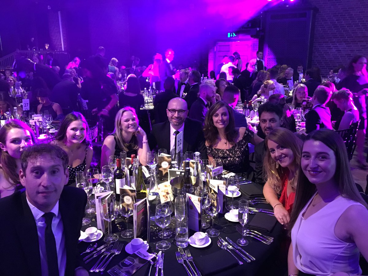 ellie_dh's tweet photo. The ⁦@SyneosComms⁩ team looking glam at the ⁦@PMSociety⁩  #digitalawards https://t.co/Eso1t2Kt2z