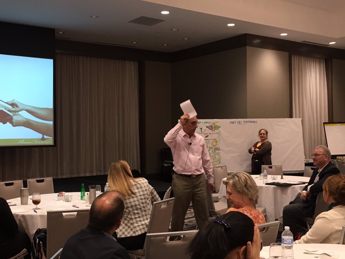 ATDHouston's tweet photo. .@Alan_Fine begins his session ‘#DontKillPerformance: Simple Tools for Developing Performance Enhancing Managers.’ Alan shares insights on how organizations can help managers enhance employee performance, not kill it. #talentdevelopment #management #atdhou2019 https://t.co/gvBL3Io3fS