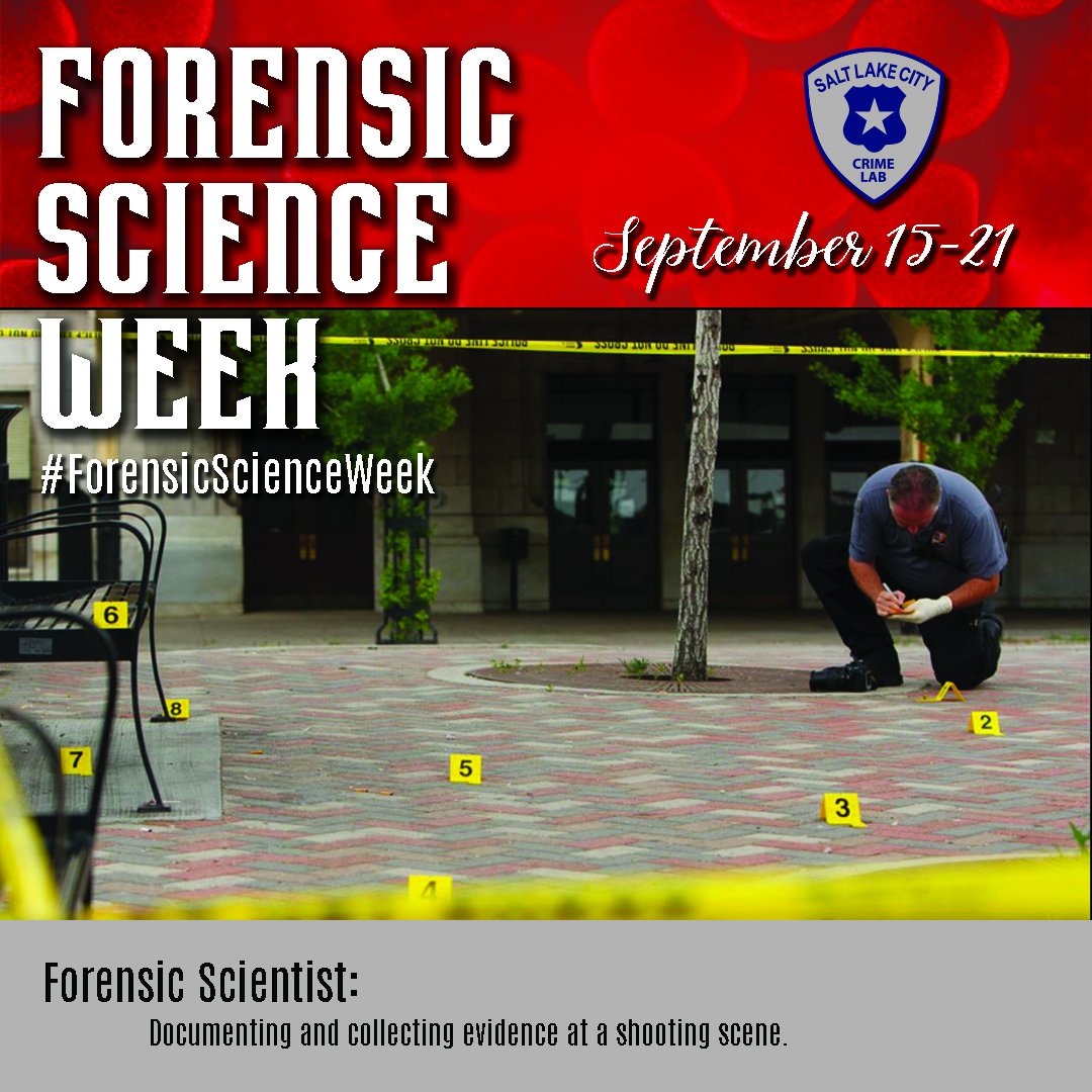 slcpd's tweet photo. The #SLCPD Crime Lab and Evidence Unit has 3 fully-certified Crime Scene Analysts and 4 Crime Scene Investigators. This is a highly-technical certification and a notable accomplishment for the #SLCPDCLEU. @the_iai @SLCgov #ForensicScienceWeek #forensics #CSI @ForSciWeek https://t.co/EAQlu8LChc