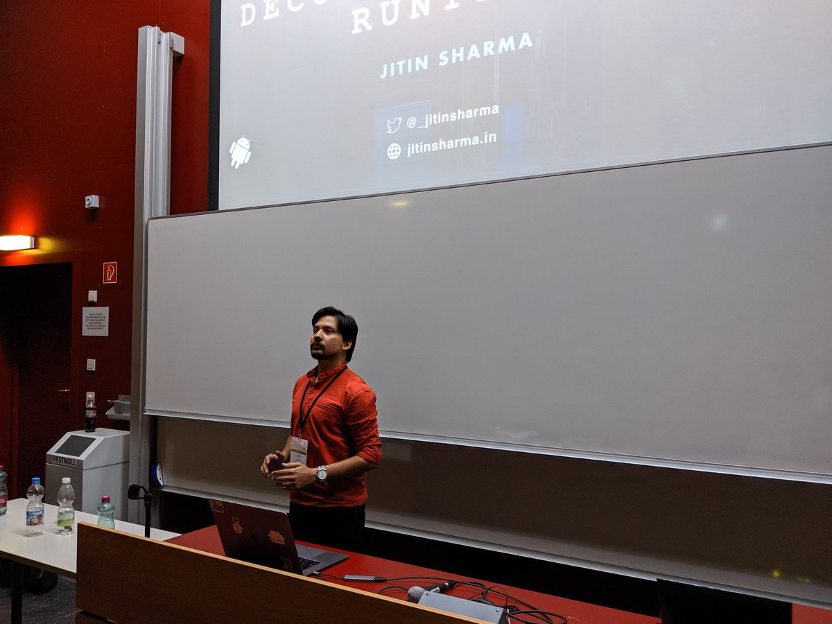 It was great talking about Android Runtime 🚀 here <a href="/droidconVIE/">droidcon Vienna</a> 
Great community, great company!
#droidconVIE