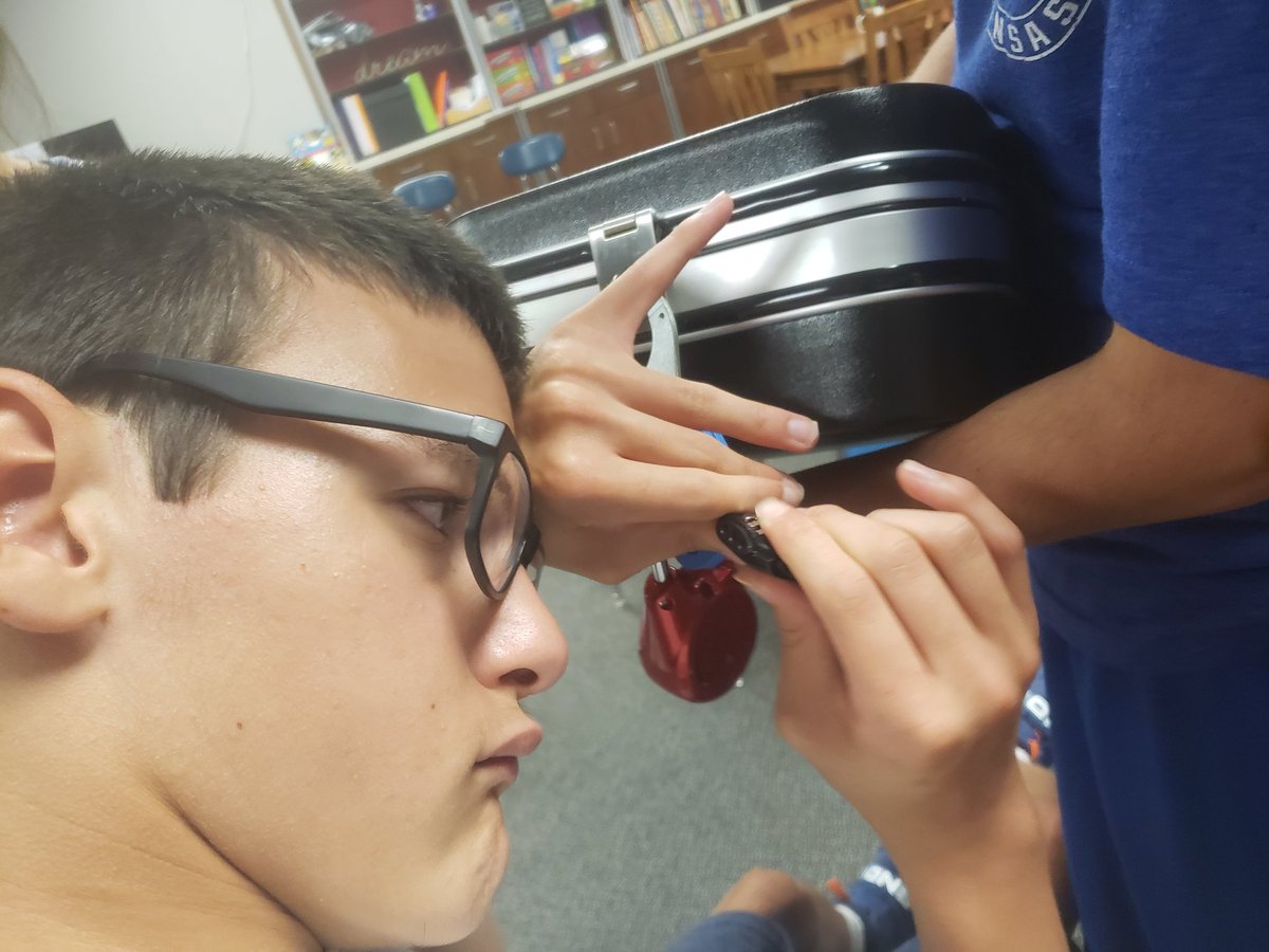 RaqualC's tweet photo. Welp, Viking Warriors, didn't quite save the Constitution this AM from spies 🕵️🕵🏻‍♀️, but they sure had fun trying! @breakoutEDU @Seaman_High #SpecialEducation #SeamanStrong https://t.co/8e3IKMHnyV