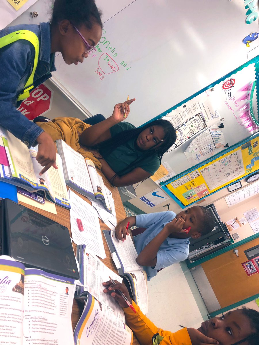 kelliefish16's tweet photo. Iโm so proud of these kids I could cry! ๐ญ Today, this reading group wanted me to be a โstudentโ and participate while they ran todayโs group. Amazing, respestful conversation and solid evidence to back up questions ๐#studentbased #growth @PineGroveES https://t.co/YSGNZkbDFZ