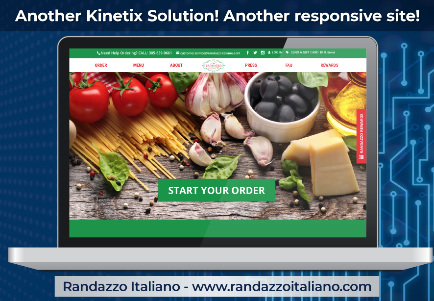 KinetixSol's tweet photo. Here's a great #Throwback! Did you know we created a modern &amp; responsive #website for a on-demand #caterer, incorporating a check-in functionality for online ordering?! Yeah, we really did! ;)

Check out #RandazzoItaliano: https://t.co/3A5S4xdrxJ

Call us at 855-4-TEK-NOW today! https://t.co/qYj4MJf8Xz