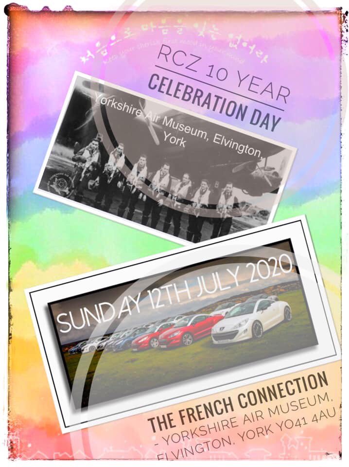 RCZOwnersGroup's tweet photo. We have 73 RCZ confirmed for our 10 Year Celebration Day UK - 12 July 2020. If you own a RCZ please don’t miss out on this great day https://t.co/crwjWJNzaB