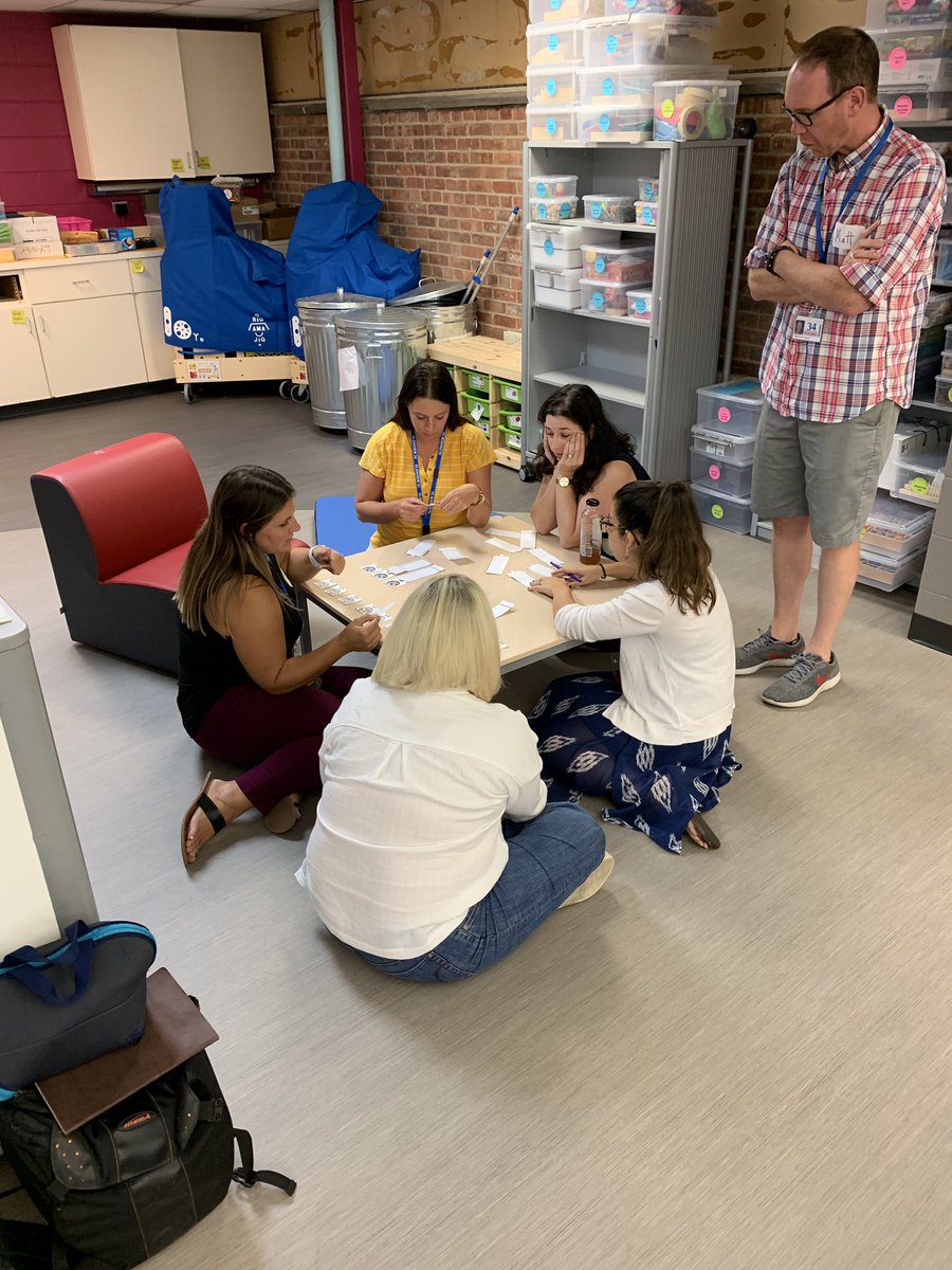 Primary, Intermediate, and Middle School staff working through the District 34 Inquiry Process #d34inquiryprocess #WeAreD34