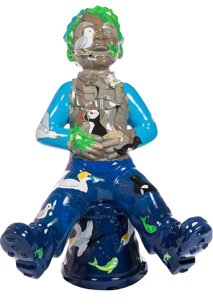 echcharity's tweet photo. SOLD! For £3,400
SCULPTURE: Seabird Spotting 
SPONSOR: @JAM081003 
ARTIST: Hannah Sanguinetti
#OWBBT https://t.co/pErTQmA4PR