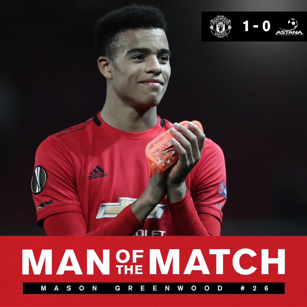 Tonight belongs to Mason! 🥇

#MUFC #UEL