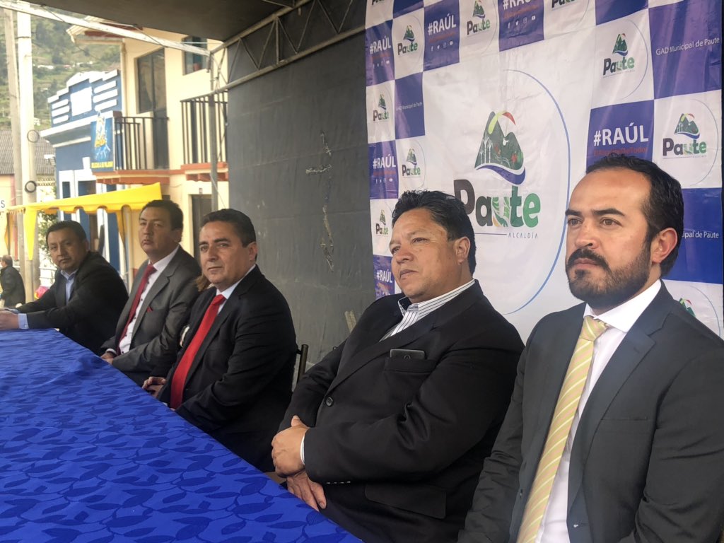 patricio_maldo's tweet photo. Acompañamos a @RauldelgadoGadP presidente de AME NACIONAL, a nuestra Sra. Ministra de Turismo @PradoHolguin y a los compañeros alcaldes de #Guachapala #ElPan y #SevillaDeOro para trabajar juntos por el turismo de la Provincia. @IvanGrandaM @Lenin @AMEcuador @TurismoEc https://t.co/BKiSykANpT