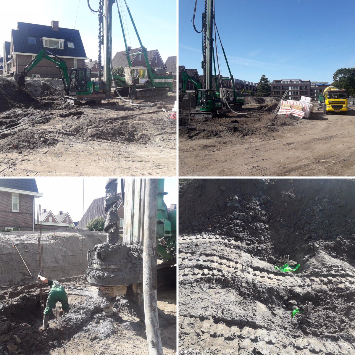 De bouw van het Laantje van Welgelegen is gestart. De eerste palen zijn geboord. Op deze prachtige plek in het centrum van Voorhout bouwen we twee schitterende villa's en zes twee-onder-een-kapwoningen!