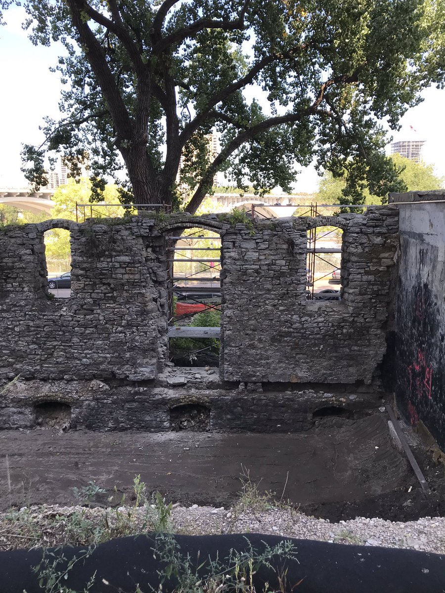 fantailmedia's tweet photo. The long gone visionary Reiko Weston saw the value in this location decades before the rest of #Minneapolis. Now the location is being excavated, stabilized and converted back to use, after the city took it from her heirs. She built on top of long forgotten #MillRuins. https://t.co/aX5atFBdjh