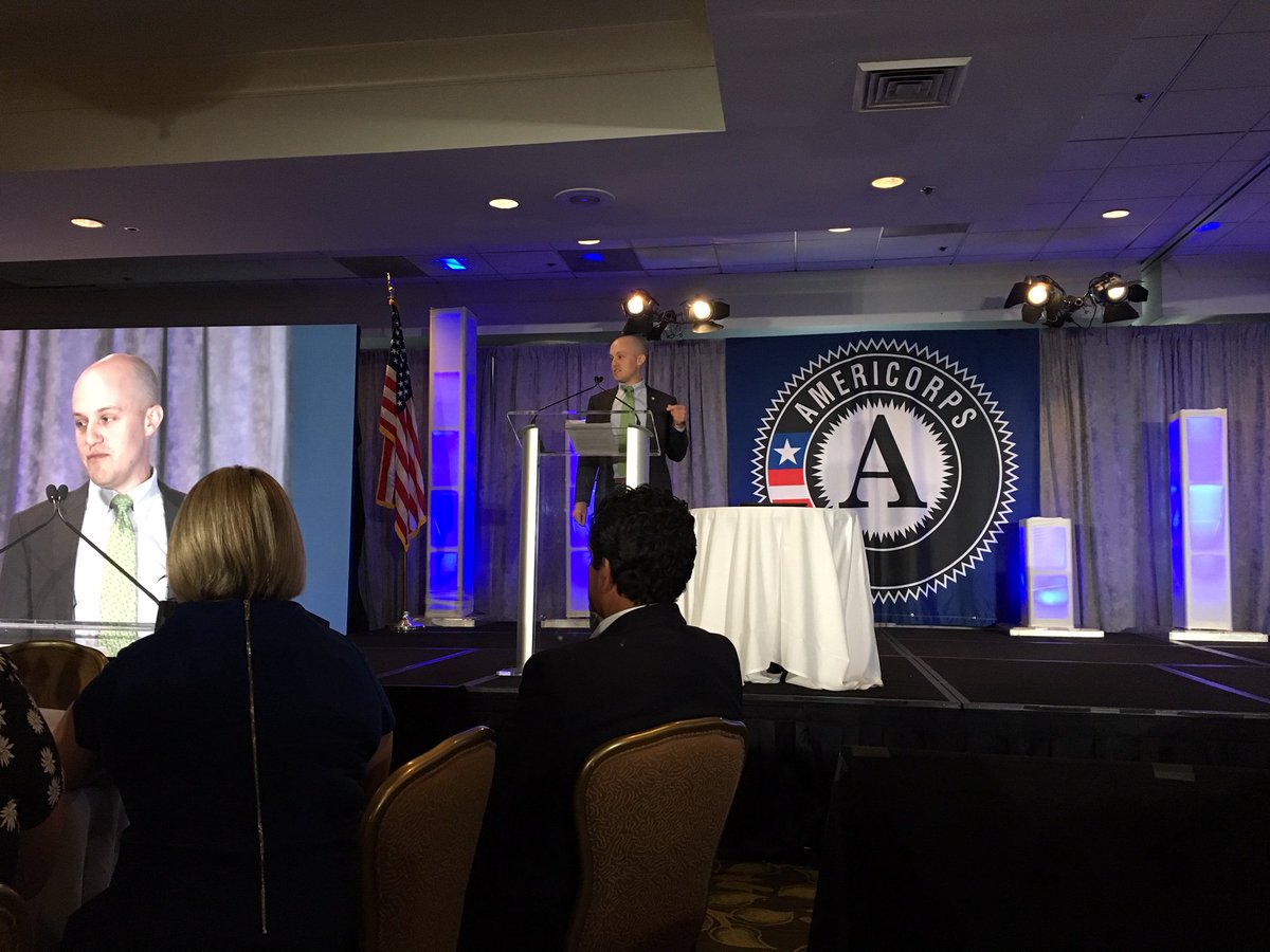 scpvista's tweet photo. Today, SCP VISTA alum and BetterFi founder Spike Hosch accepted the Excellence in AmeriCorps Award for Most Significant Innovation. Congratulations, Spike! #NationalServiceWorks #VistaProud #AmeriCorps https://t.co/wga3DieG45