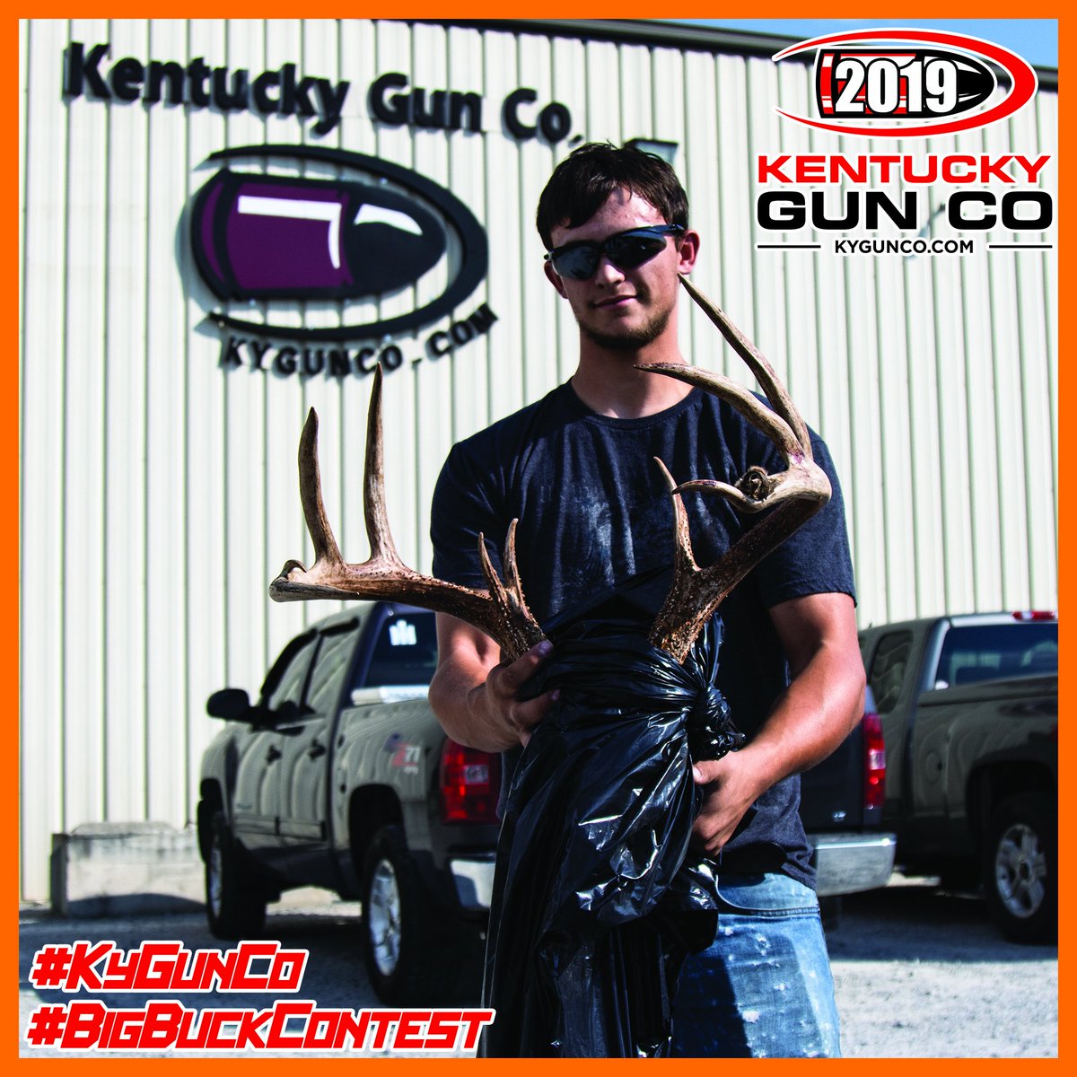 KYGUNCO's tweet photo. Congrats to Jason, Danion & Kenny on these great #Kentucky #whitetail #bucks entered in our #KyGunCo #BigBuckContest! Bring your whitetail buck in to enter our contest and you could win a @Mathews_Archery #Vertix or @SavageArms #AxisII #rifle OR one of 20 random draw prizes!! https://t.co/RbpSYPuVye