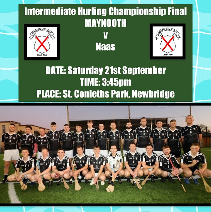 Be sure to head to the match! Best of luck to the team!! <a href="/maynoothgaa/">Maynooth GAA</a>