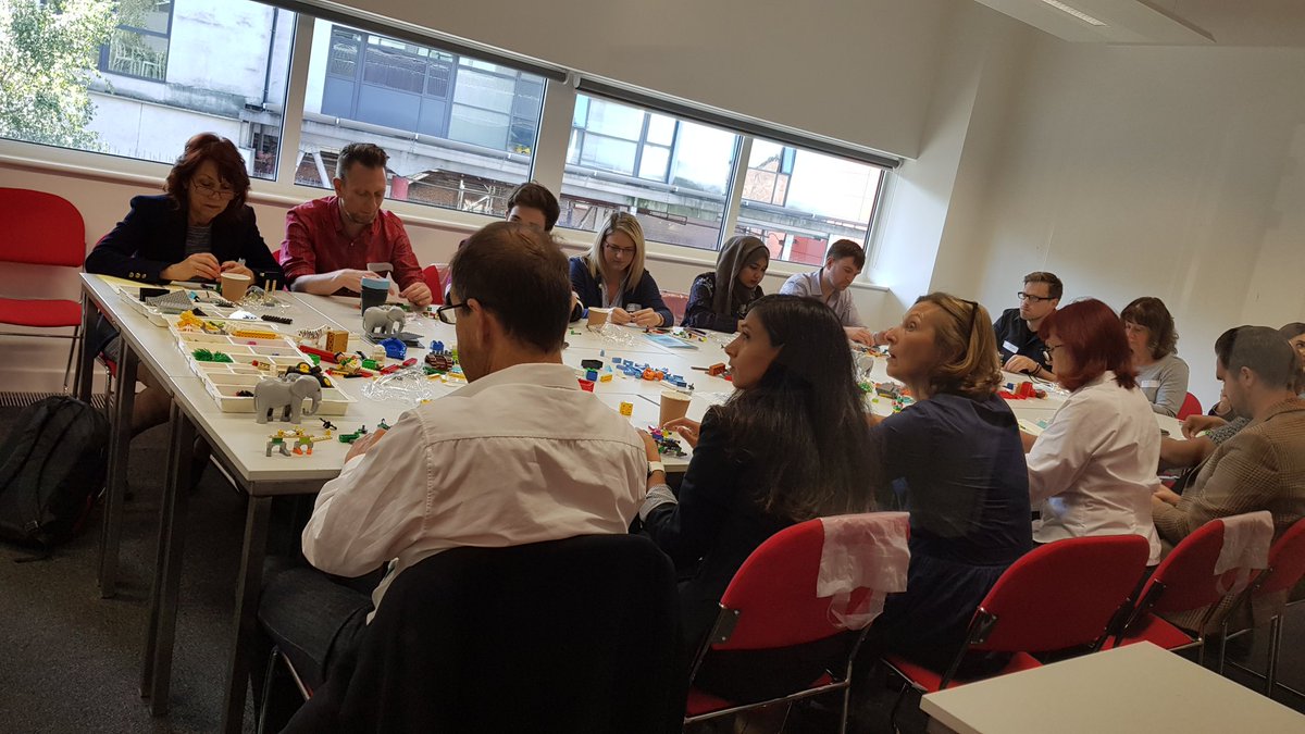 UEL_CELT's tweet photo. Reflections: #uelLTsymp19 the @DrMLWhite LEGO serious play session, very popular and so engaged! I could have played with LEGO today! ^SV https://t.co/5Rq9GUKLiF