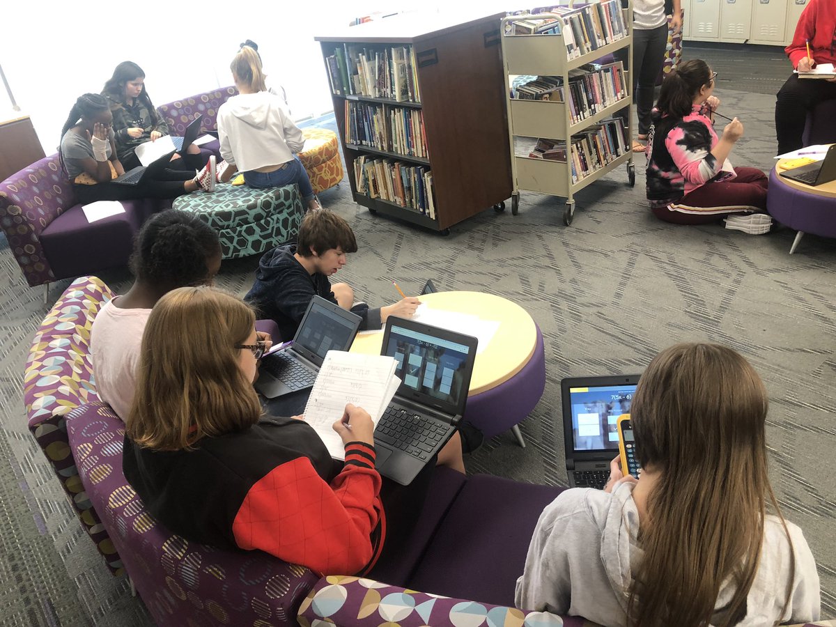 MMS_Williams's tweet photo. Quizlet live Mania! Using the wonderful idea of using Quizlet live that was discussed at TBT this week for equations! In our last blocks we combined both classes and students loved it! @StarrMiddies @FairMiddie @MMSTeam8_3 #MiddieRising https://t.co/rxNJXAYz55