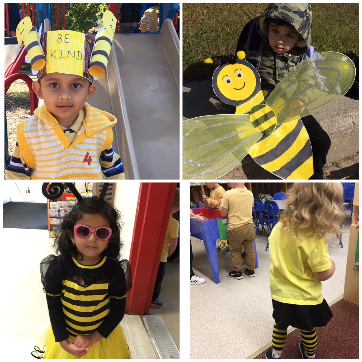 PreKClockers's tweet photo. What a BEE-utiful day! #PBIS #pittcrew #bekind #besafe 🐝 https://t.co/TfjRsPkRMP