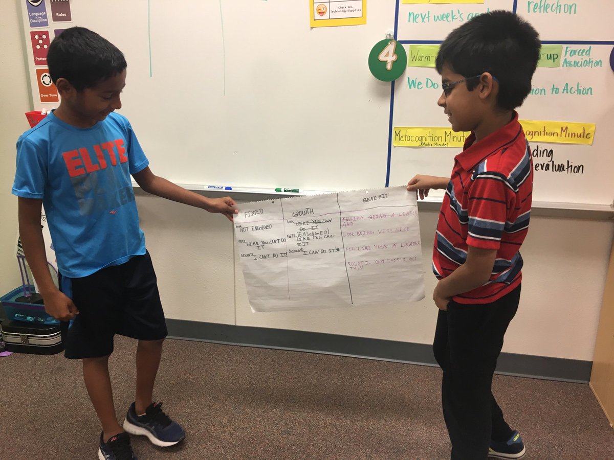 ashleyelm_gt's tweet photo. Learning about fixed,growth,and benefit mindsets. #3rdgreative @AshleyElem #adventuresatashley #FISDQUEST Brought to you by our tweeter of the day! @MsFaries3rd @MMmoreno11 https://t.co/i6cgEPMODB
