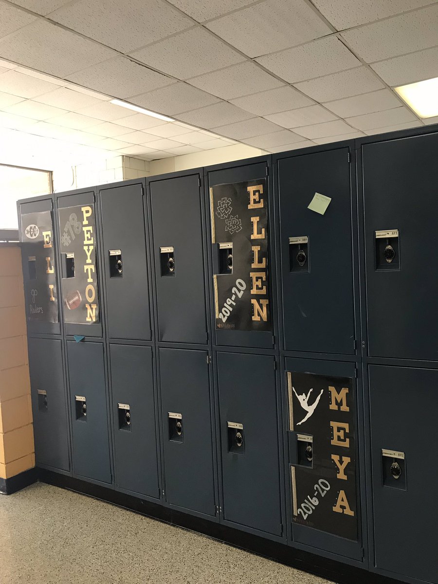 newtonhighcheer's tweet photo. SENIORS go check out your locker signs after schools!! #railerpride #gorailers https://t.co/rEJCA3WckW