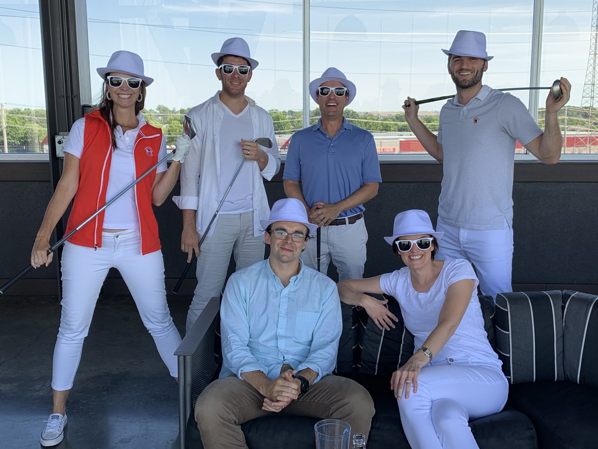 monomoycap's tweet photo. We are holding on to the last few days of summer by throwing it back to our TopGolf firm outing in July. The competition was intense (as per usual) and the White Team came out on top with the win. Great times as always with our awesome team! #tbt #team https://t.co/lPNNce3Mut