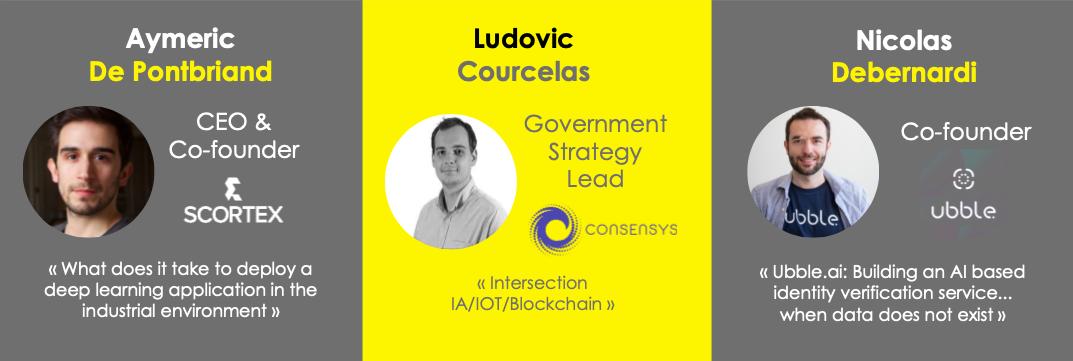 serenavc's tweet image. Only few days left before the #DataDrivenParis our last speaker is @Ludovic, Government Strategy Lead @ConsenSys. Topic? Intersection between AI, IOT and blockchain. Get your free ticket 👉 srn.vc/T1YJd_N0