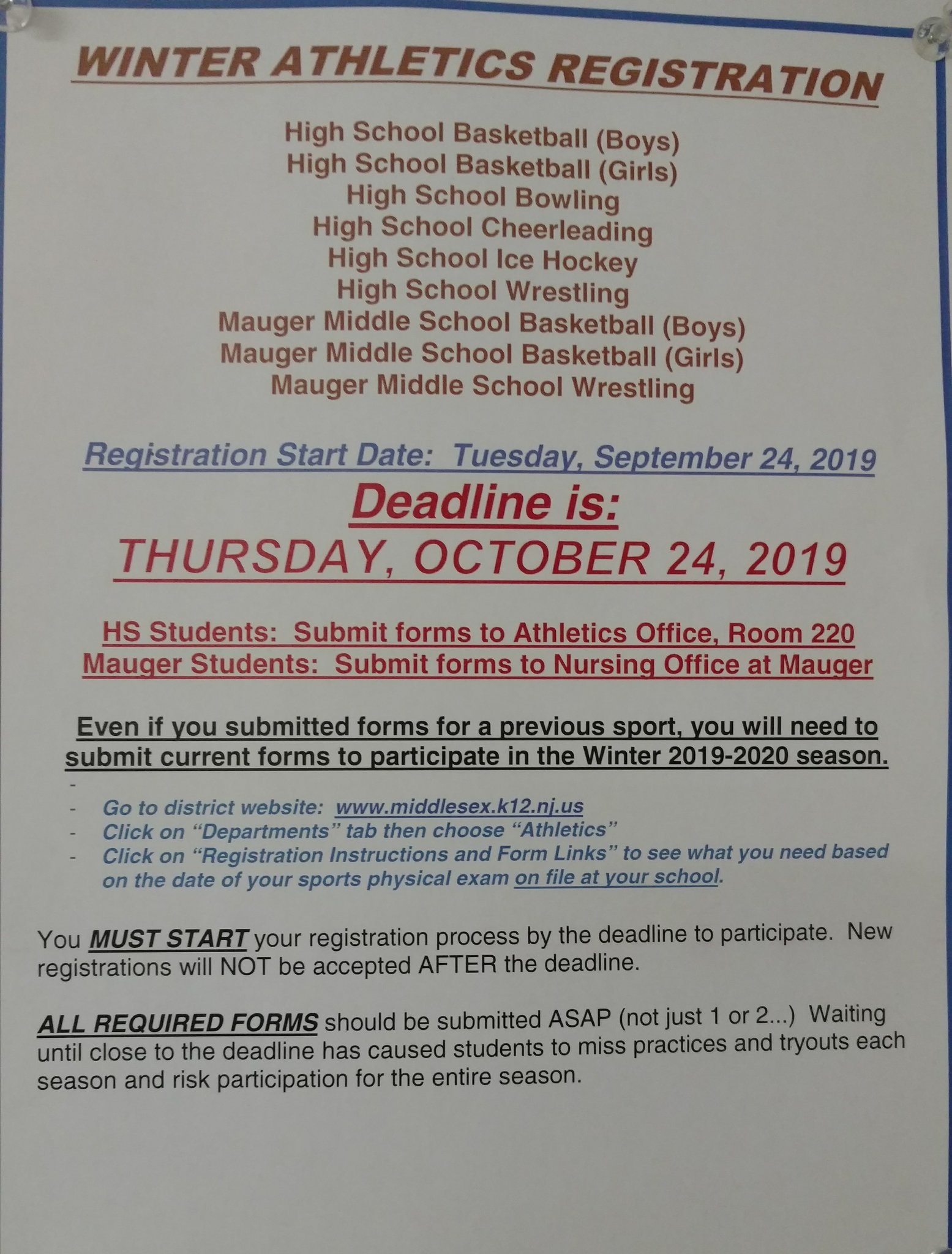sports physical form nj
MHS Athletics on Twitter: "Winter sports information for ... sports physical form nj
MHS Athletics on Twitter: "Winter sports information for ...