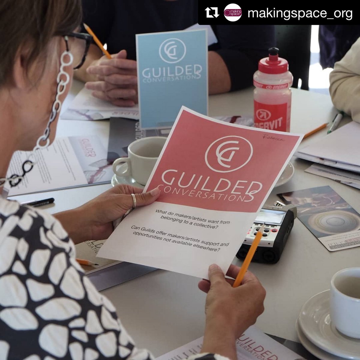 RebeccaSkeels's tweet photo. What a great day. Thank you to @MakingSpace_Org and their team. And the wonderful people I met and spoke to today. Great ideas for helping support future makers. #GuildedConversations https://t.co/JXJUianhNj
