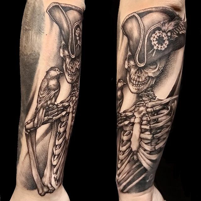 An eagle skeleton tattoo that I did  Kaleb Edgar Tattoo  Facebook