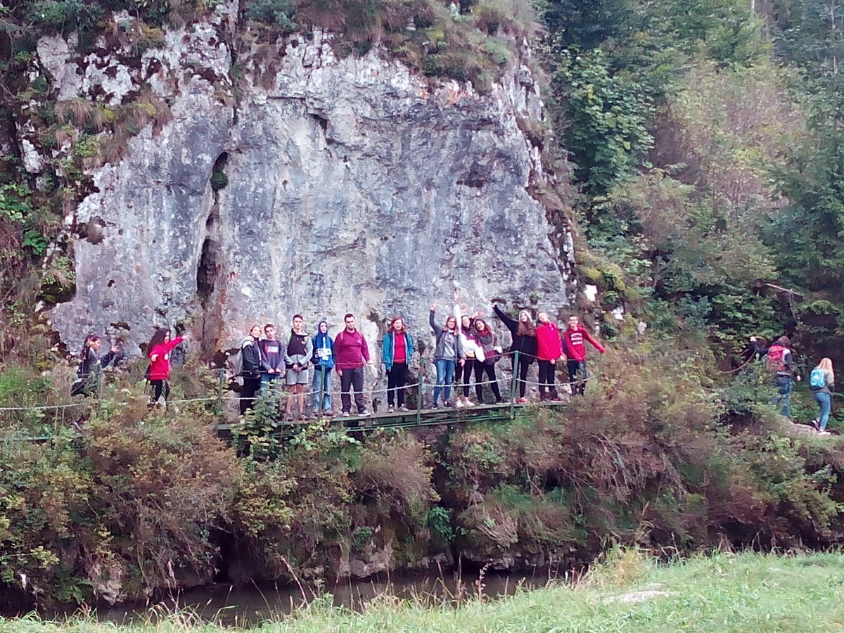 patriciammateo's tweet photo. Hiking and discovering new landscapes at #internationalvillage #Slovakia #languagecamp #internationalisation  #learningcanbefun @insjoanbrossa https://t.co/HoMYXcPo77