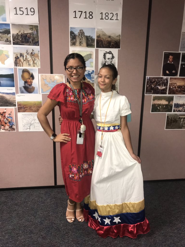 Kicking of Hispanic heritage month this week, students and staff dressed up in their traditional clothing from their culture! #CulturalAwareness #HispanicHeritageMonth  <a href="/ODMSMustangs/">O'Donnell Middle</a>