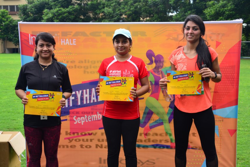 VoyHyd's tweet photo. #InfyHaleRun - Congratulations to all Winners across various categories. #OneInfy #OneDay #OneRun #LifeAtInfy #InfyDiaries #HydSTP #FitIndiaMovement https://t.co/6fPp1smTF5