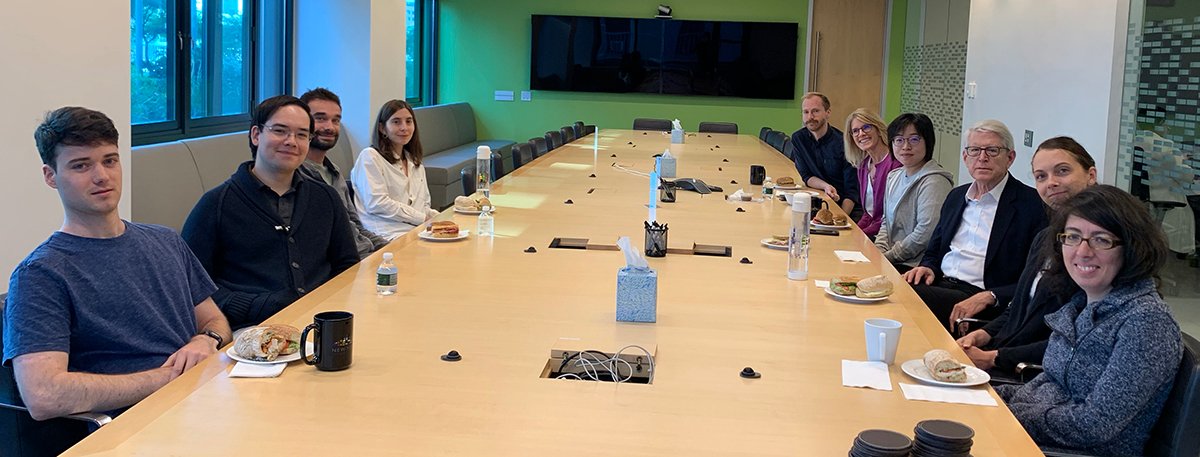 nygenome's tweet photo. Recognizing our talented postdocs! Today, @nygenome Scientific Director & CEO Tom Maniatis, PhD, and President & COO Cheryl A. Moore hosted a lunch for NYGC’s postdocs as part of our 2019 National Postdoc Appreciation Week celebrations.
@nationalpostdoc #pdaw https://t.co/NrqOMLTldc