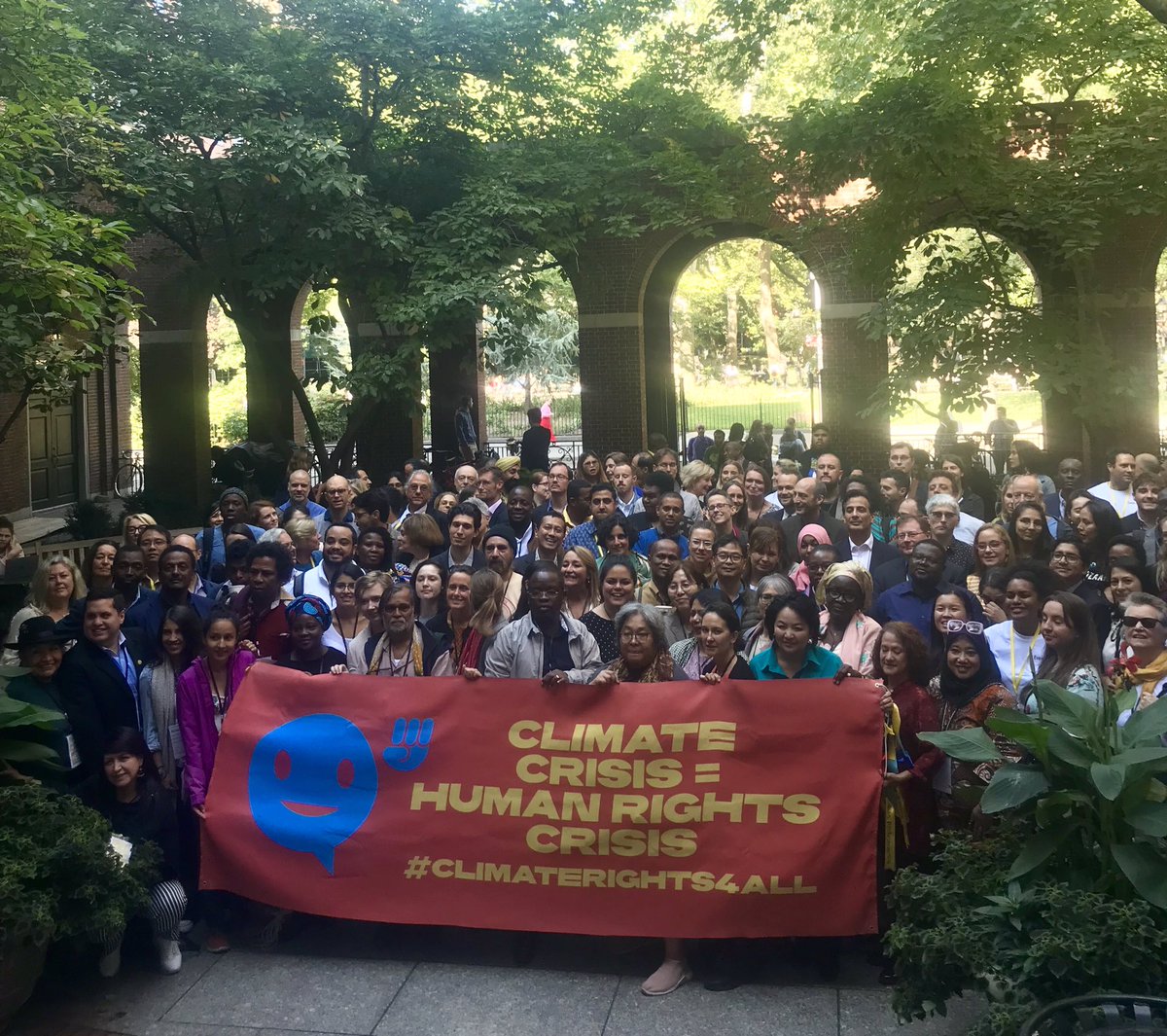 The world's climate justice leaders #ClimateRights4All