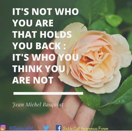 Dabota_fubara's tweet photo. @Nursingworld_Ng @SickleCellAF_Ph @thecableng @PremiumTimesng @ToyinSaraki @blooddoctorNG A12; To kids, SCD does not define you; you are unique with special cells. You can do anything & be anyone but its important to know your limit, be exceptional, I.D your triggers, take your drugs, be managed by a Haematologist, take caution & precaution where needed #SCA_Month2019 https://t.co/1st6Ju7NOB