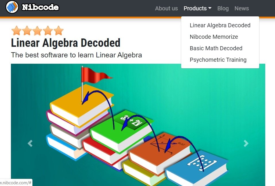 Nibcode's tweet image. New school year, new motivation⛳️#LinearAlgebra, #BasicMathematics, #PsychometricTraining, #Memorize and more... on nibcode.com/en