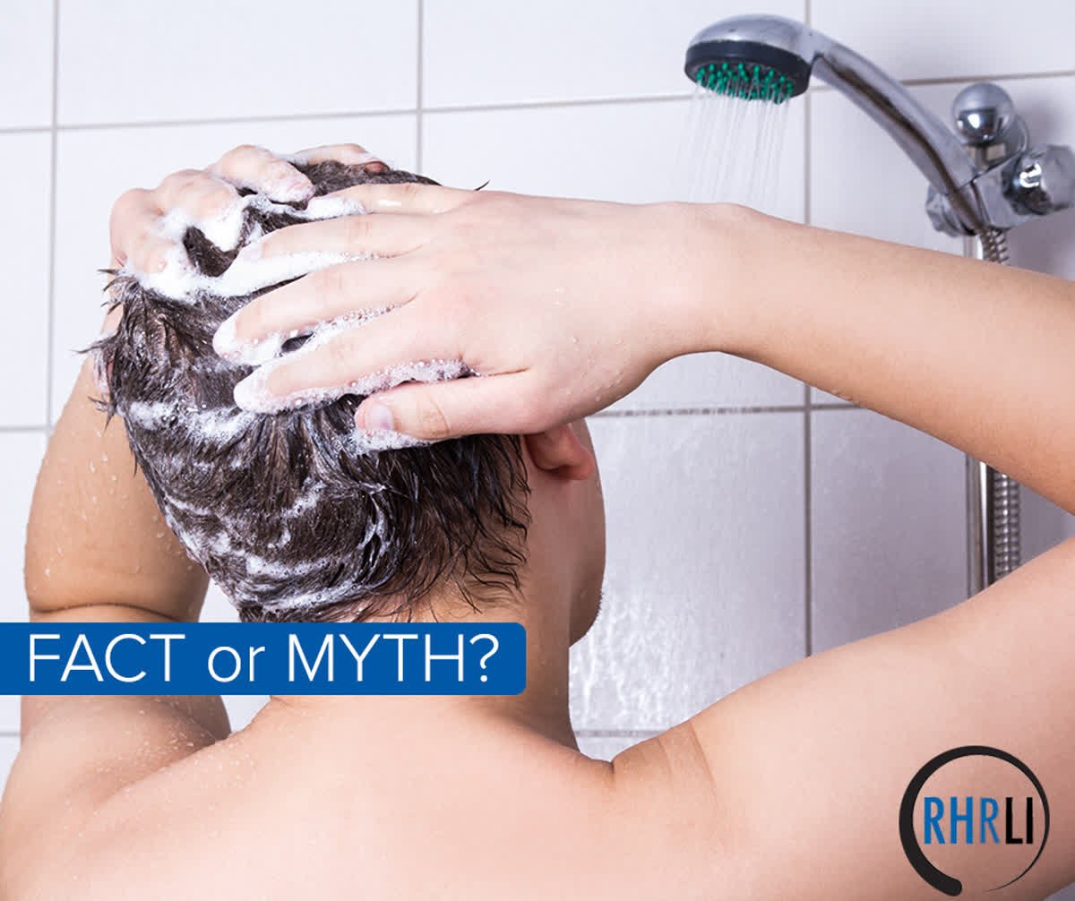 RoboHairDoc's tweet photo. Does frequent shampooing cause your hair to fall out? This one is a #MYTH. Frequent shampooing won't cause your hair to fall out, nor will it make your hair grow faster. #MythBusted https://t.co/j2Uj9ndlD3