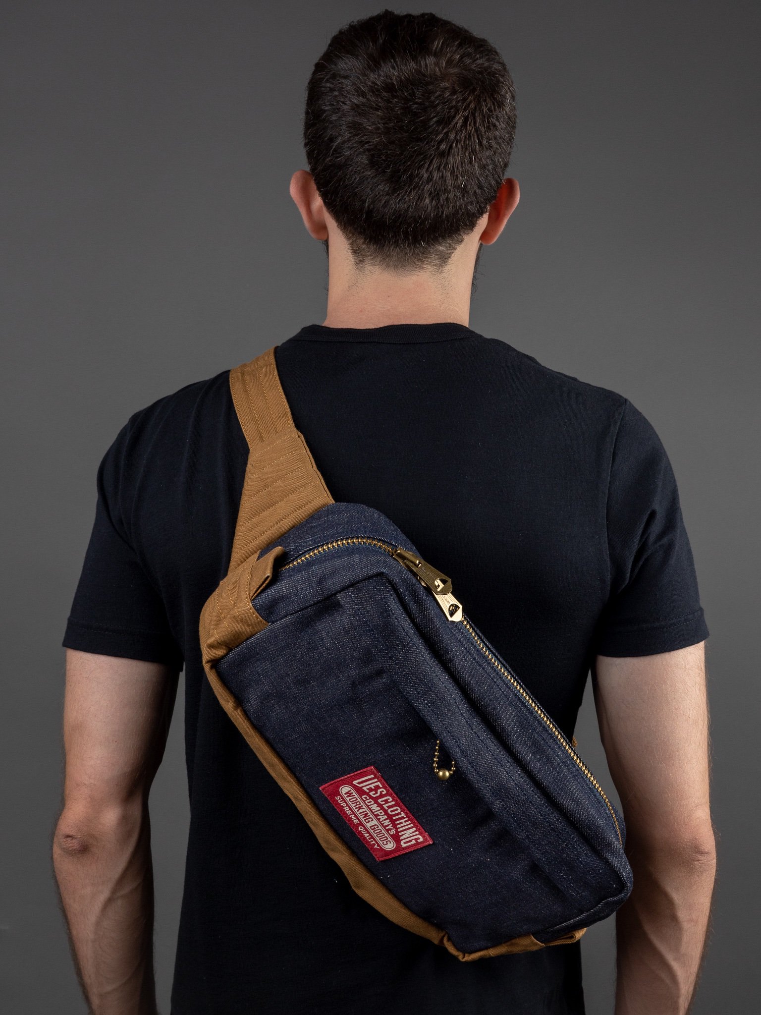 Redcast Heritage Co. on X: Minimal by design, the UES 2 way body bag is a  superior-quality sling bag built to transport what's essential. Protected  by 19-oz japanese #selvedge japanese #denim and