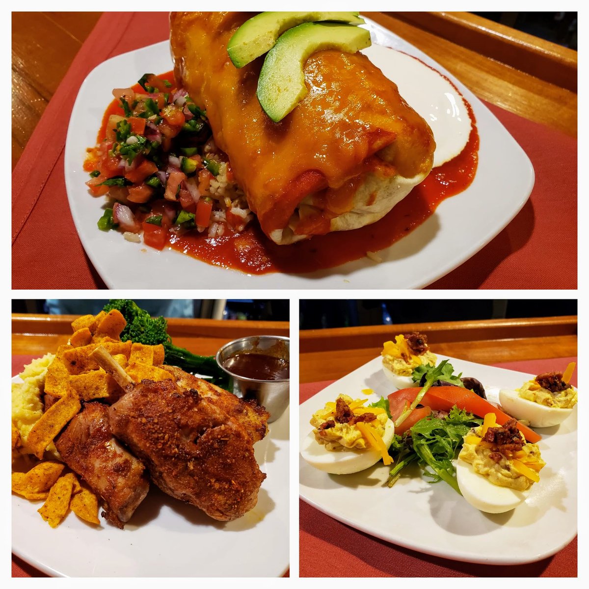 2FOG's Pub Flood Grand Re-Opening Specials!

Wet Burrito
Dry Rubbed Pork Shank
Bacon Deviled Eggs

"I Survived the Flood" t-shirts for all customers! (While supplies last!)