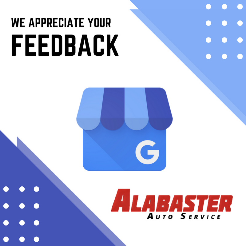 AlabasterAuto's tweet image. Your feedback is extremely valuable to us! Let us know how we are doing on Google! bit.ly/2rICWt6