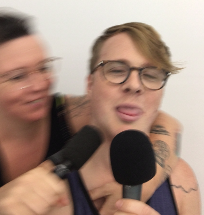 tinahornsass's tweet photo. Me & Dr Joey Osmosis @reluctantlyjoe on artisanal isotonic douche solutions and more on the latest #YAPIT pod https://t.co/vHKSJ5n6ME https://t.co/cRfsETlEMo