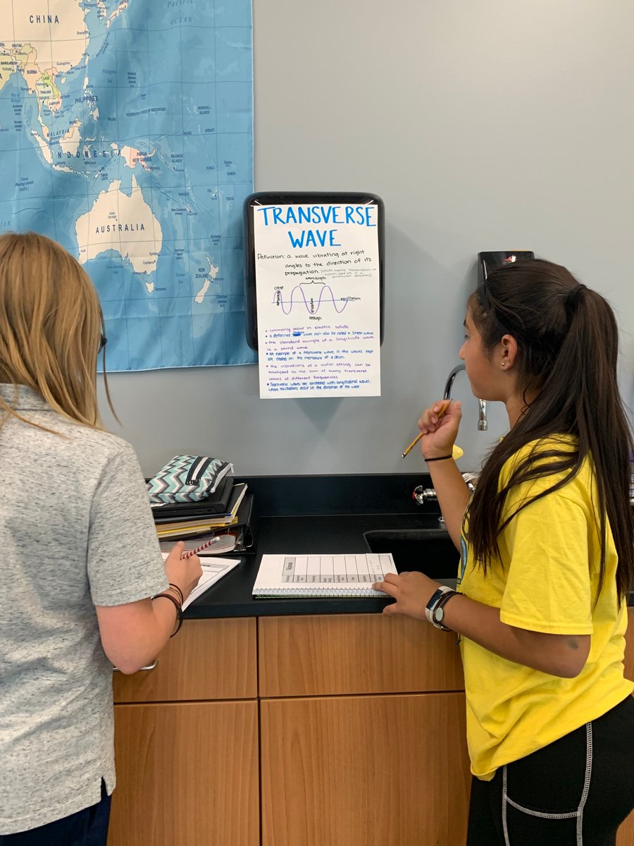 Today in Science, students of all shapes and sizes presented and learned from each other's life and wave-themed posters!