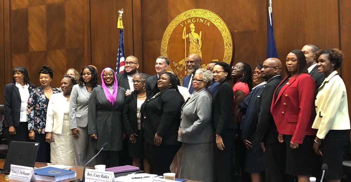 The chairs of the VA Asian Advisory Board, VA Council on Women &amp; VA Latino Advisory Board shared their experiences &amp; perspectives at the inaugural mtg of the new VA African American Advisory Board. Congrats to the new board &amp; its members. Look forward to working together.