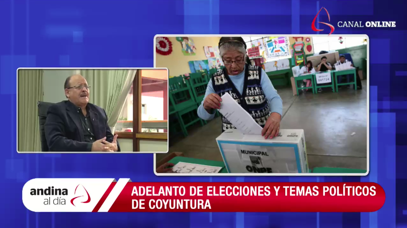Agencia_Andina's tweet photo. #ENVIVO Adelanto de elecciones: Sergio Dávila, congresista de la bancada PPK y Pdte. de la Comisión de Economía del @congresoperu expone su postura y los beneficios que considera le traerían al país. Infórmate más de la conyuntura política en #AndinaAlDía📌https://t.co/sKlBTIzJuY https://t.co/WBRKCwR88R