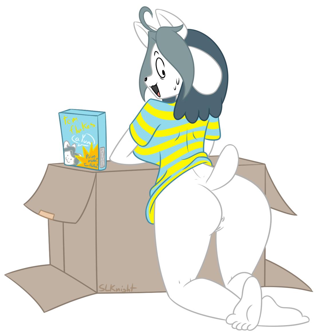 Doing a literal 180 and focused on some Tem booty for a change!#temmie #but...