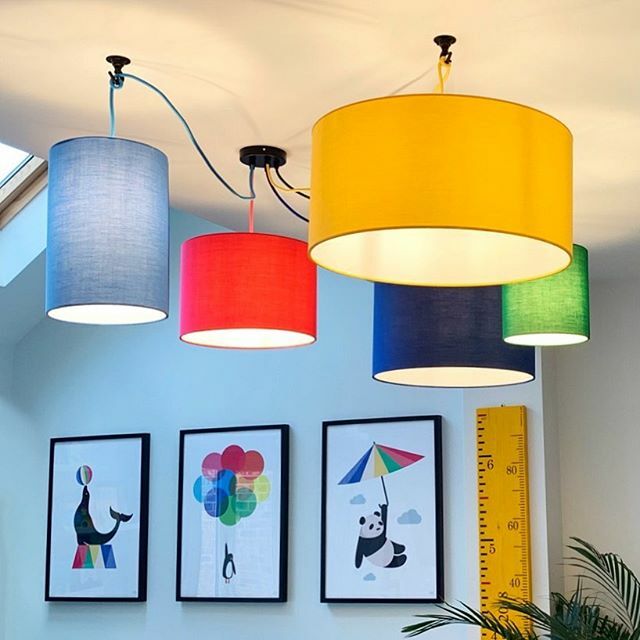 Another awesome customer pic sent  to us today - Our 5 way pendant kit all fitted in their little boy’s bedroom!
We love the way the colours tie in with the pictures! Amazing! 🙌
Tap to shop.
.
.
.
.
#lighting #colour #interiors #quirk
#kidsroom #kids… ift.tt/2O9xTza