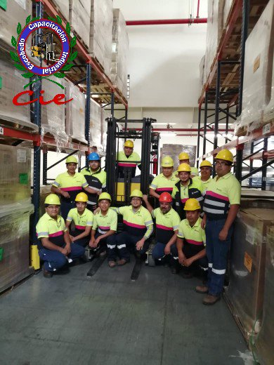 CIECapacitacion's tweet photo. 19/septiembre/19  Primer #Curso de #capacitación: Operación Segura de #Montacargas Hombre parado. 
Empresa: #Essity 
 planta #Ecatepec Estado de #México 
#CapacitaciónCIE #STPS https://t.co/3fpkry0zKF
